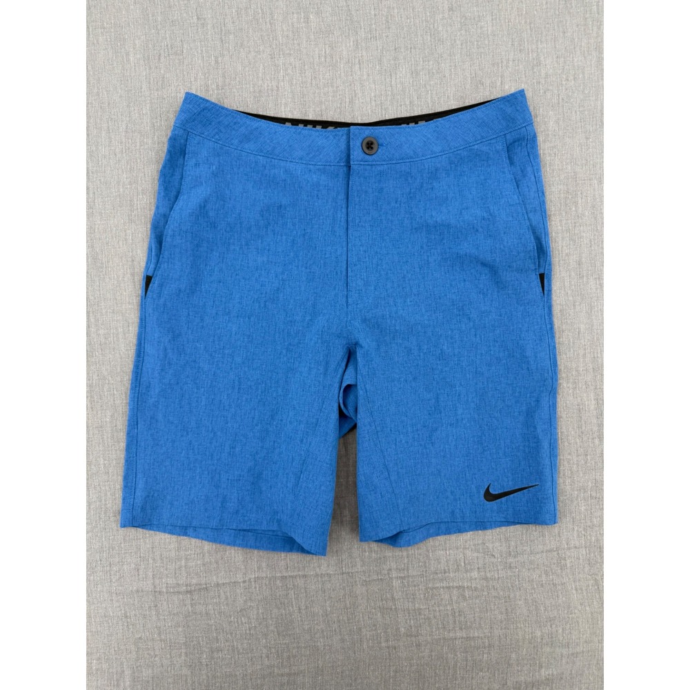 Nike Swim Mens Blue Heather Hybrid Board Shorts 30 NESS C516 444 9